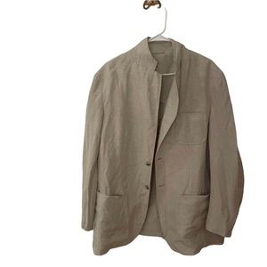 The Havanera Co. linen blend suit coat XL